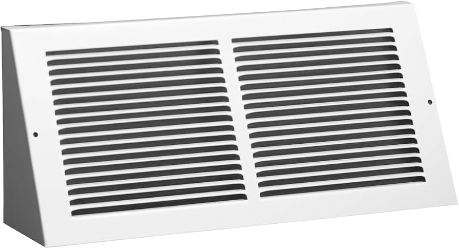 Hart & Cooley Extended Depth Triangular Baseboard Grill - 14 x 8